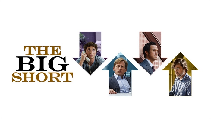 The Big Short movie poster with actors