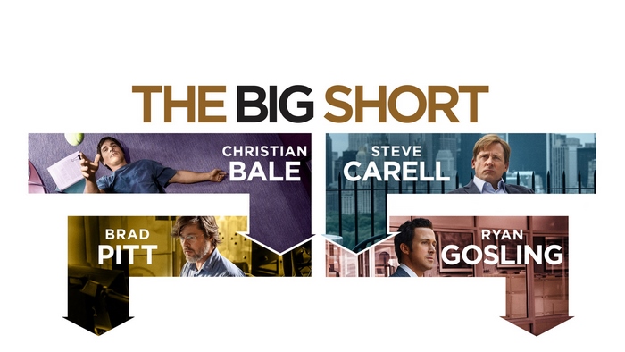 The Big Short Christian Bale Steve Carell Brad Pitt Ryan Gosling