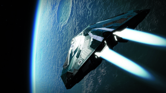 Elite: Dangerous Odyssey 4K spaceship