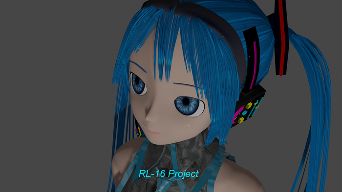 Hatsune Miku RL-16 Project 3D Model