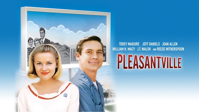Pleasantville movie poster with Tobey Maguire and Reese Witherspoon