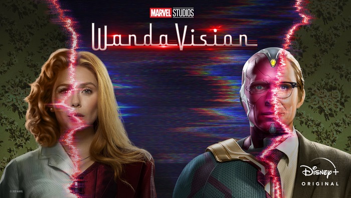 WandaVision Poster with Scarlet Witch and Vision