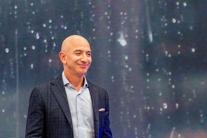 Jeff Bezos in a suit