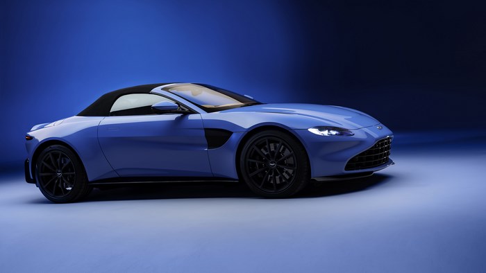 2021 Aston Martin Vantage Roadster in blue