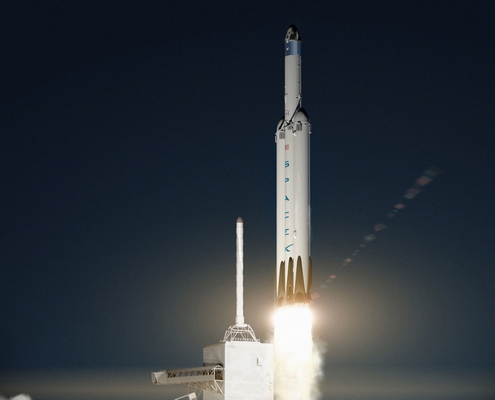 Falcon Heavy Rocket Launch