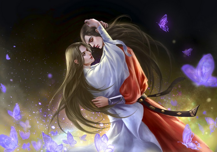 Hua Cheng and Xie Lian from Tian Guan Ci Fu