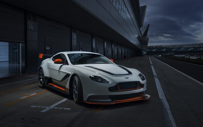 2015 Aston Martin Vantage GT12 on track