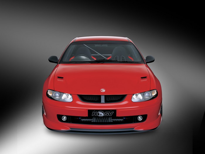 Red Holden HSV HRT car