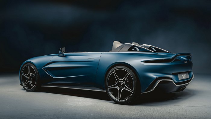 Aston Martin V12 Speedster convertible sports car