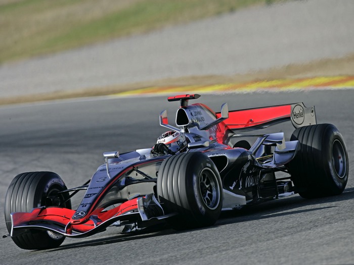 McLaren MP4-21 Formula 1 car on track