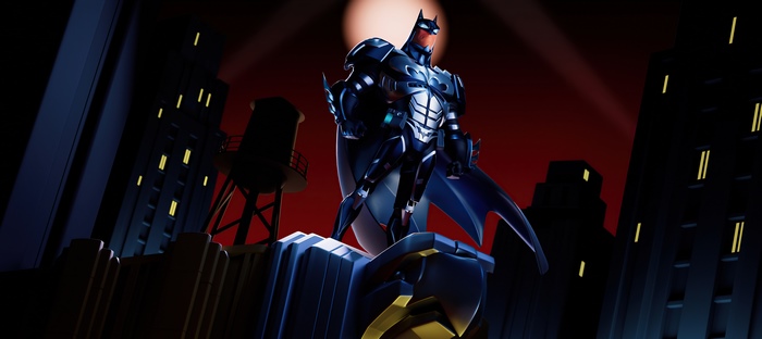 Batman from Batman: The Animated Series 4K