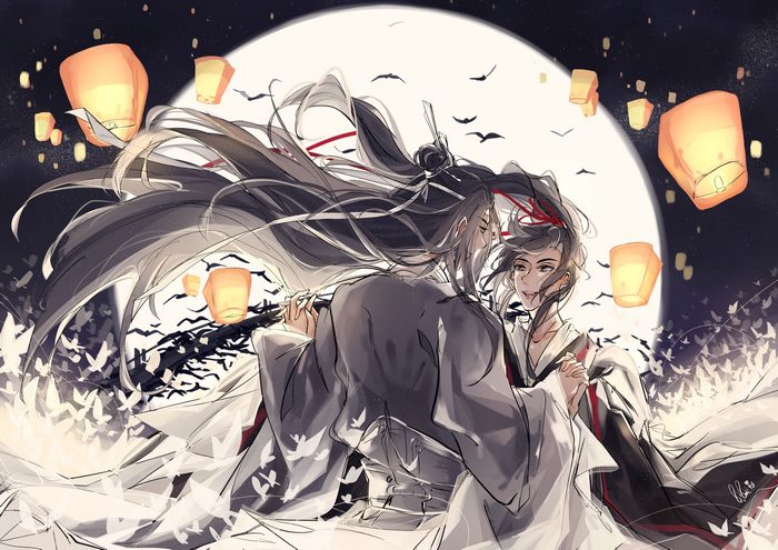 Wei Wuxian and Lan Wangji from Mo Dao Zu Shi