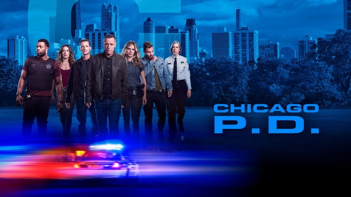 Chicago P.D. cast with Hank Voight