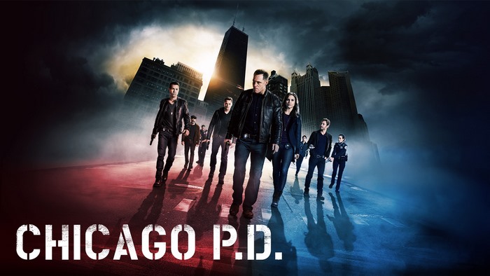 Chicago P.D. cast with Hank Voight