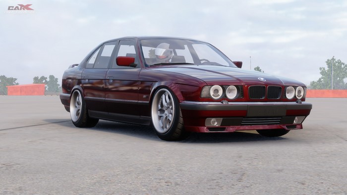 BMW M5 E34 in a racing game