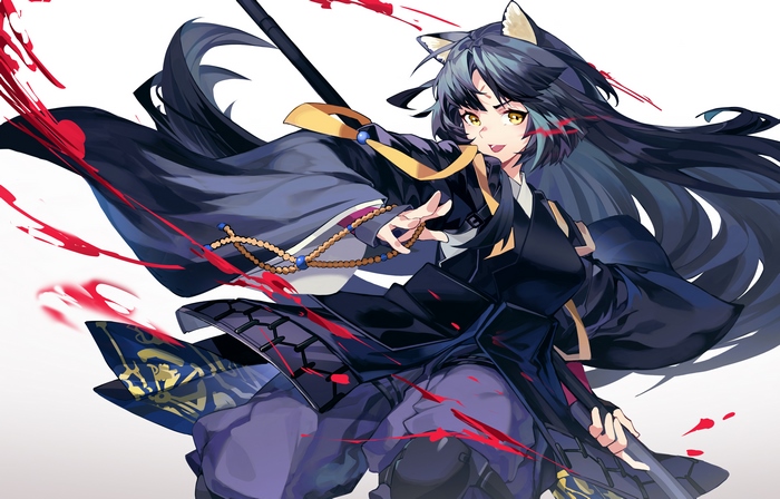Saga from Arknights 4K