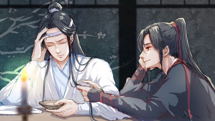 Wei Wuxian and Lan Wangji from Mo Dao Zu Shi