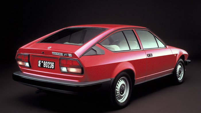 Red 1983 Alfa Romeo GTV6 2.0