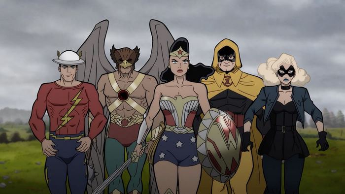 Justice Society: World War II characters