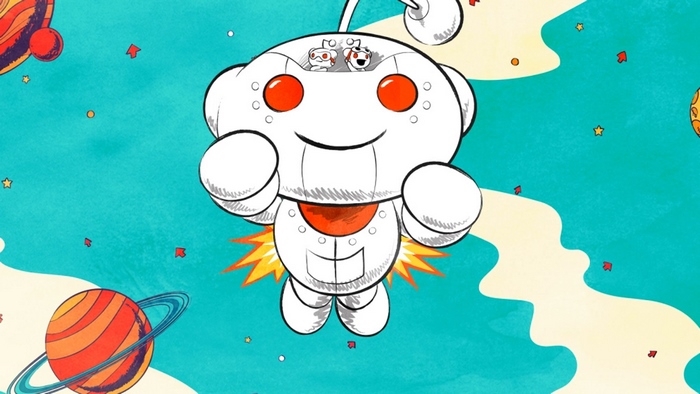 Reddit Snoo Robot in Space