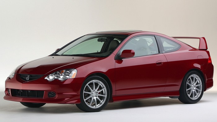 Red 2002 Acura RSX Type-S Coupe