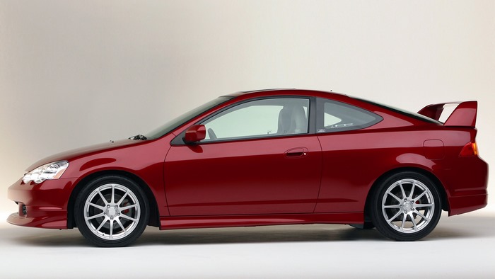 Red 2002 Acura RSX Type-S Coupe