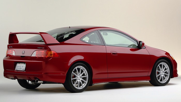 Red 2002 Acura RSX Type-S Coupe