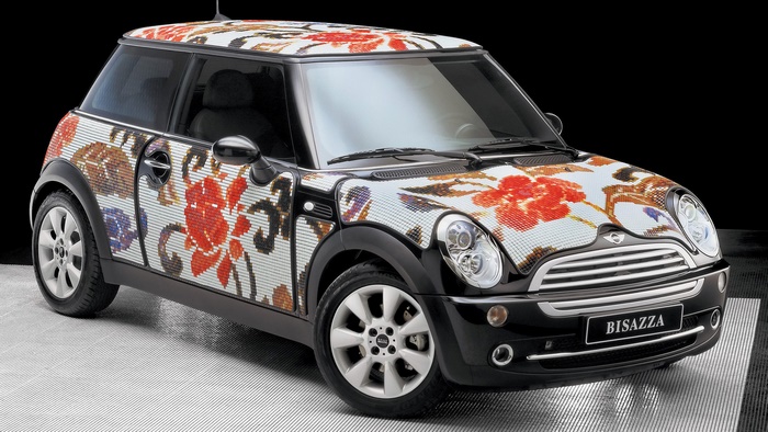 2005 Mini Cooper by Bisazza with Floral Mosaic
