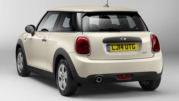 2014 Mini One rear view