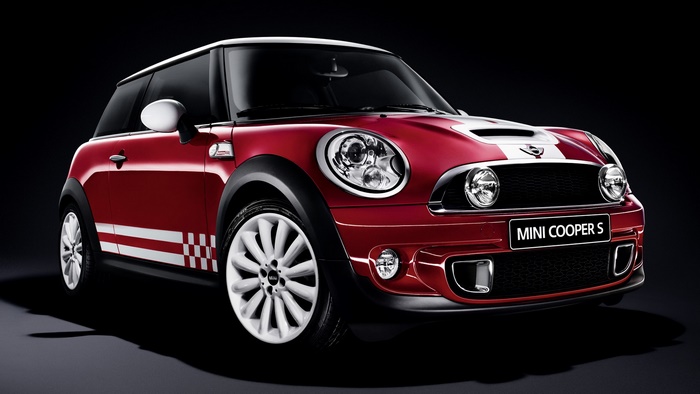 Red 2012 Mini Cooper S Rauno Aaltonen