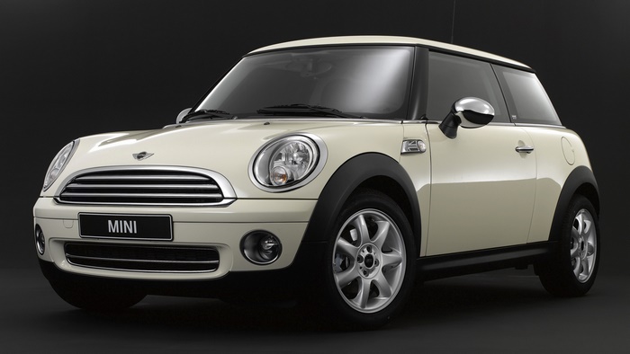 White 2008 Mini Cooper Abbey Road