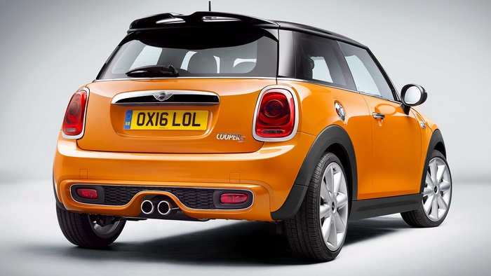 Orange 2016 Mini Cooper S car