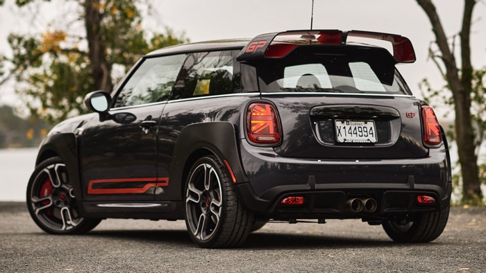 2021 Mini John Cooper Works GP rear view
