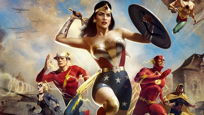 Justice Society: World War II Wonder Woman, Flash, Hawkman
