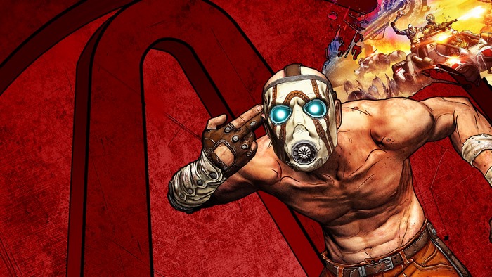 Psycho from Borderlands with glowing eyes