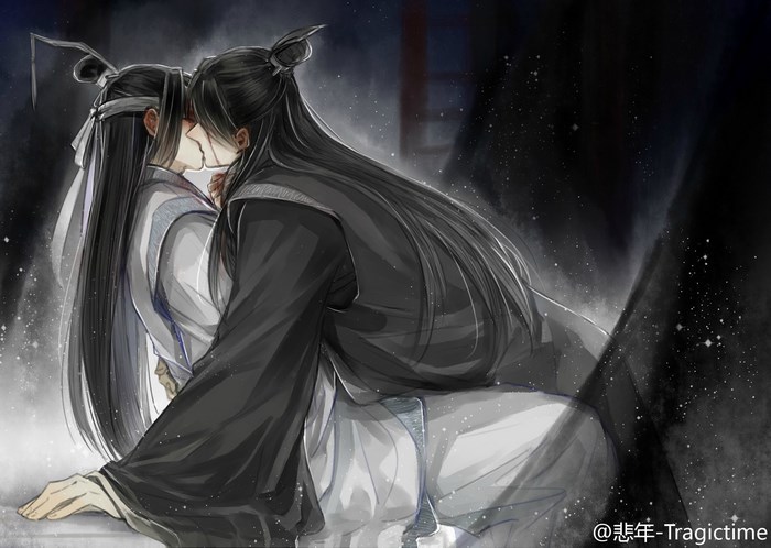 Mo Dao Zu Shi: Song Lan and Xiao Xingchen kissing