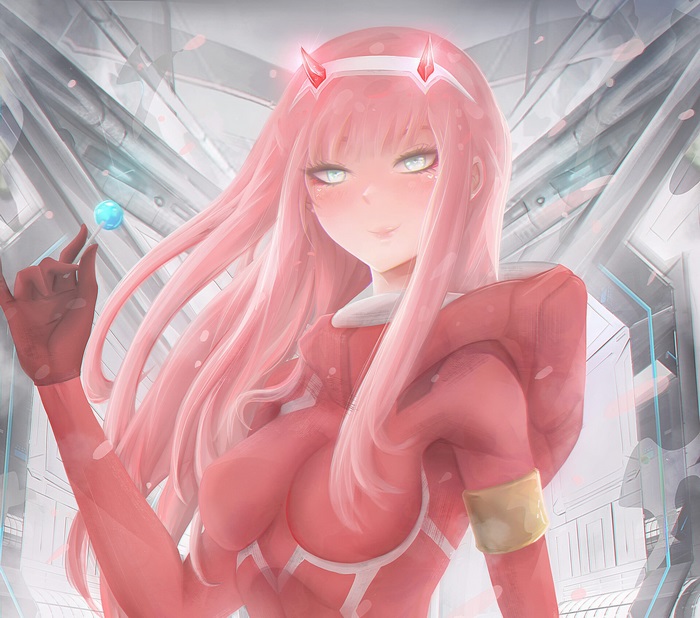 Zero Two from Darling in the FranXX