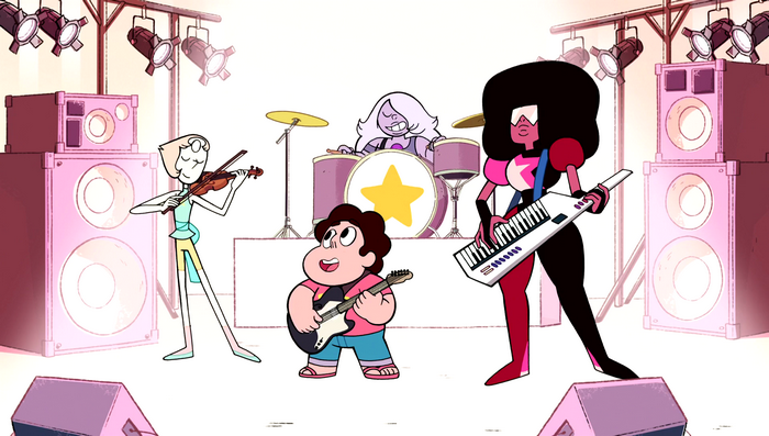 Steven and the Stevens performing on stage