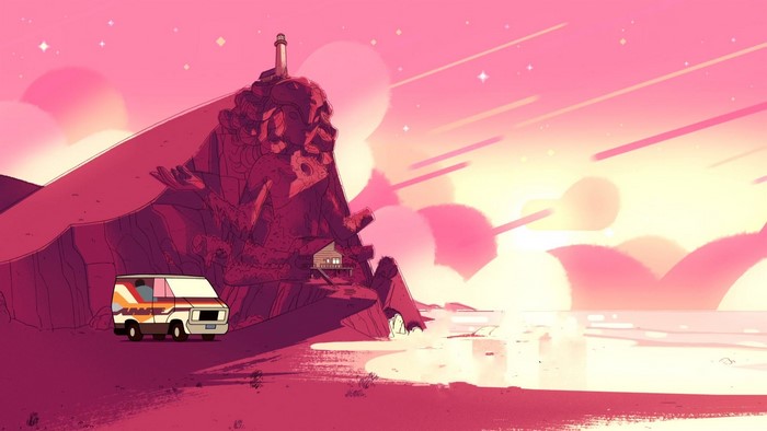 Steven Universe Temple Lighthouse at Sunset