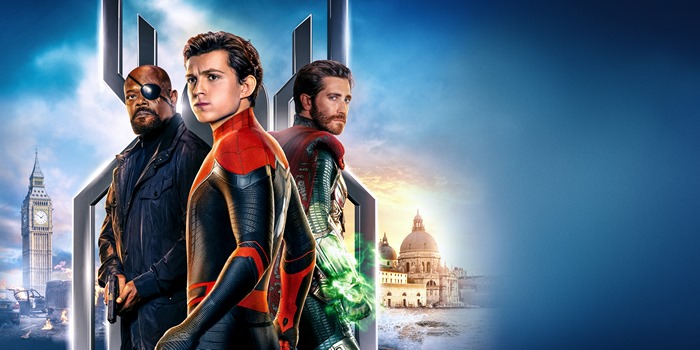 Spider-Man: Far From Home Poster with Tom Holland, Samuel L. Jackson, Jake Gyllenhaal