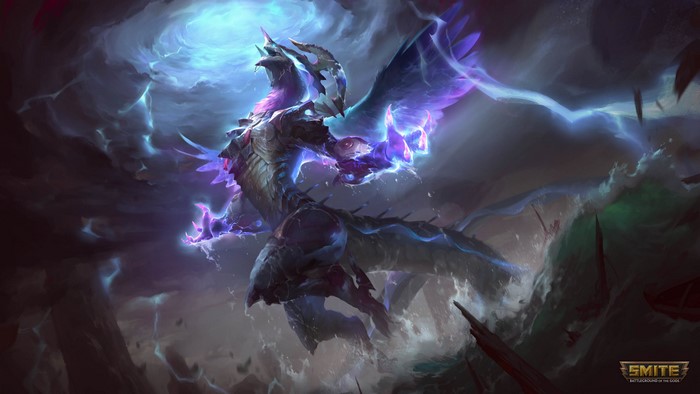 Azure Sea Tiamat from Smite
