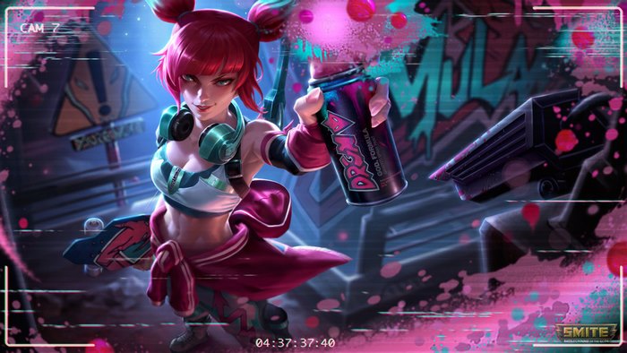 Wildstyle Mulan from Smite