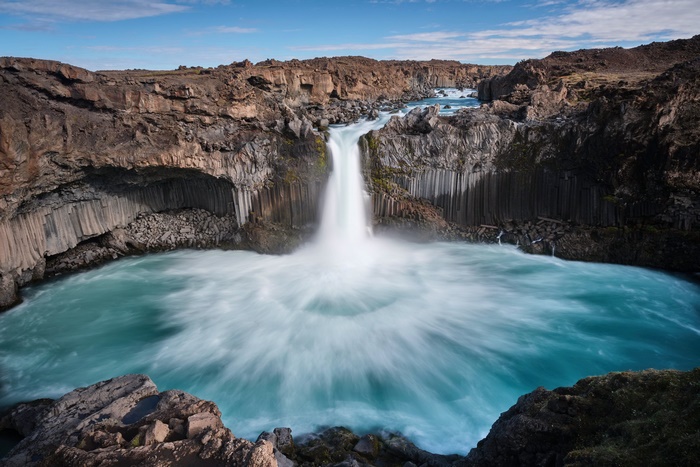 Aldeyjarfoss Waterfall in Iceland