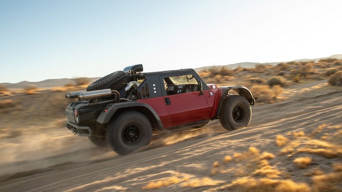 2021 SCG Boot Rally Car Off-Roading in Desert