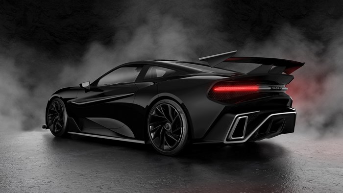 Black 2021 Naran Hyper Coupe Sportscar