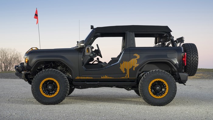 Black Ford Bronco Badlands Sasquatch Concept Car