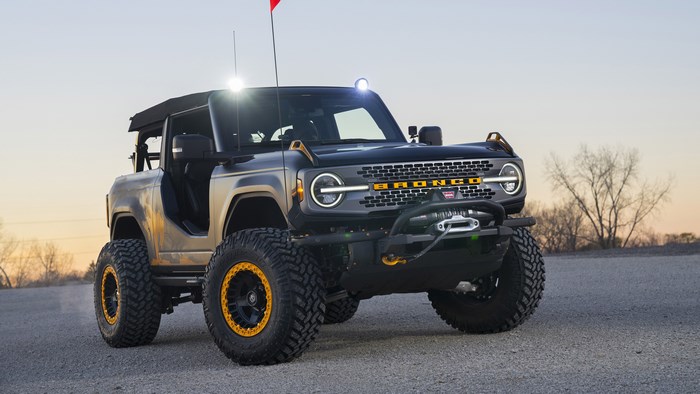 Ford Bronco Badlands Sasquatch with off-road modifications