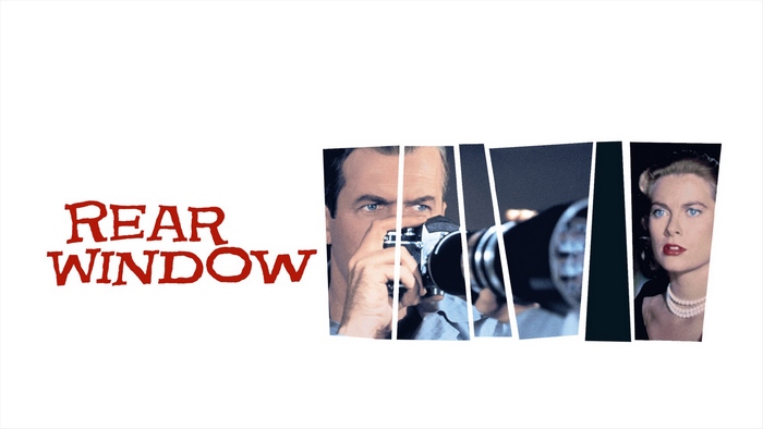 Rear Window movie title with actors