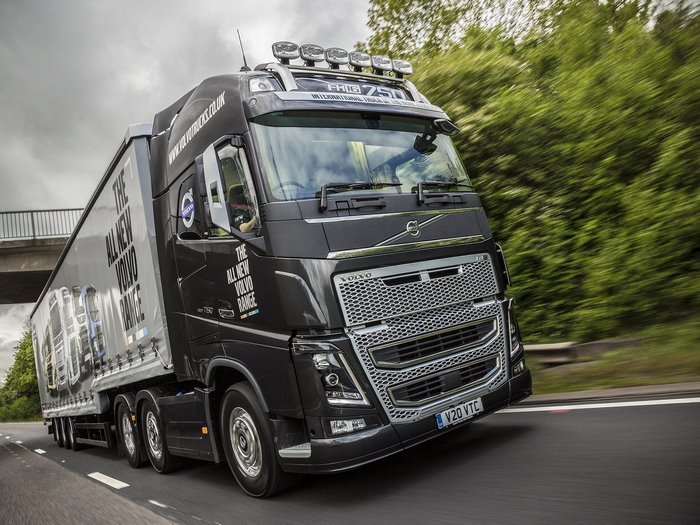 Volvo FH16 750 HD truck on a road