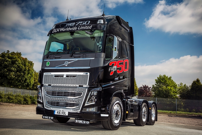 Black Volvo FH16 750 DLH Worldwide Limited Truck